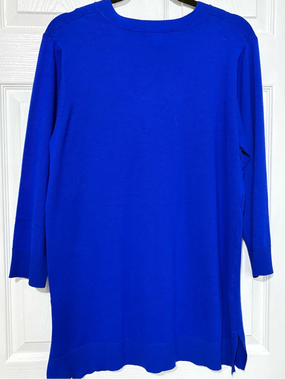 Cable & Gauge Cobalt Blue Long Sleeve Knit Tunic